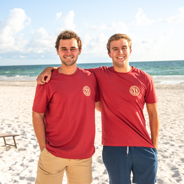 YIN YANG FLORIDA TEE - GARNET - Sunshine State®