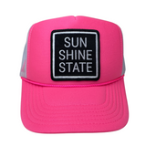 SUNSHINE STATE® FOAM TRUCKER - NEON PINK & WHITE MESH - Sunshine State®