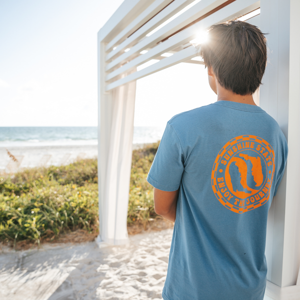 YIN YANG FLORIDA TEE - BLUE - Sunshine State®