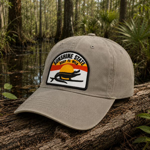 Surfing Gator Sunset Hat: Design It!