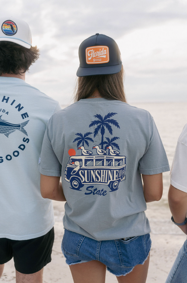 Seagull Road Trip T-Shirt | Florida Coastal Tee