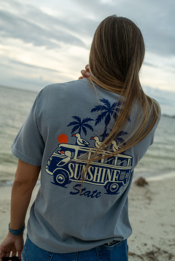 Seagull Road Trip T-Shirt | Florida Coastal Tee