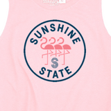 TRES FLAMINGOS  MUSCLE TANK - PINK - Sunshine State® Goods