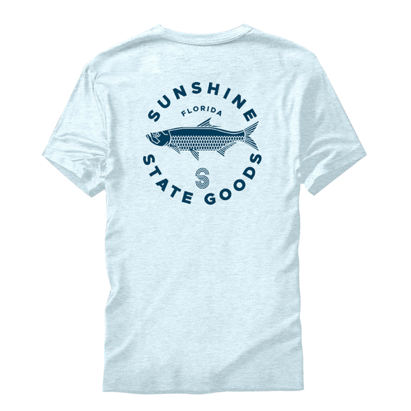 TARPON TEE - PALE BLUE - Sunshine State® Goods