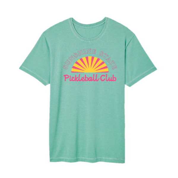 PICKLEBALL CLUB VINTAGE TEE - TEAL - Sunshine State® Goods