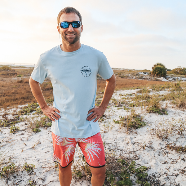 TARPON TEE - PALE BLUE - Sunshine State®