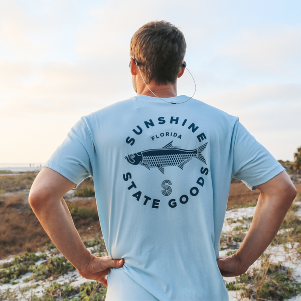 TARPON TEE - PALE BLUE - Sunshine State®