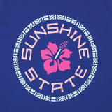 HIBISCUS MUSCLE TANK ATLANTIC BLUE - Sunshine State®