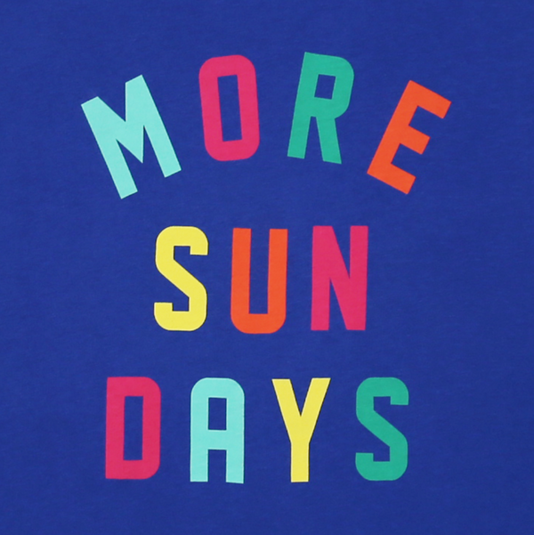 MORE SUN DAYS RELAXED FIT TEE - ATLANTIC BLUE - Sunshine State®