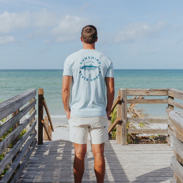 TARPON TEE - PALE BLUE - Sunshine State®