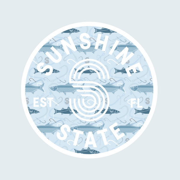 FLORIDA FISH STRAW HAT - ADULT FIT - Sunshine State®