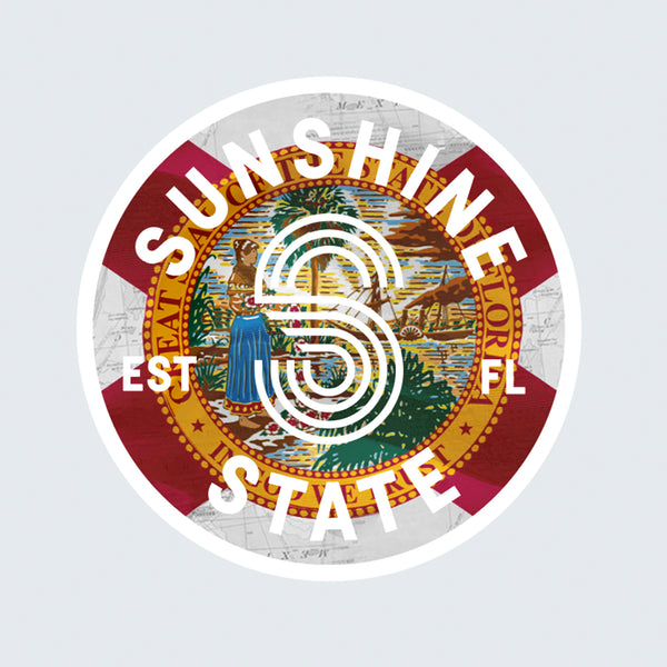 FLORIDA FLAG STRAW HAT - ADULT FIT - Sunshine State®