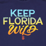 KEEP FL WILD FLOWY TANK - NAVY - Sunshine State®