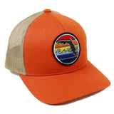 FLORIDA SUNSET TRUCKER HAT - ORANGE - Sunshine State®