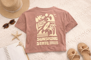 Endless Summer Crop T-Shirt | Coastal Graphic Tee