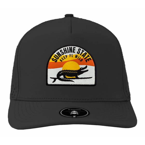 Sunshine State Surfing Gator Sunset Hat