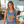 YIN YANG FLORIDA FLOWY TANK - CAPTAIN'S BLUE - Sunshine State®