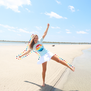 FLORIDA SUNSET TEE - SPRING BLUE - Sunshine State® Goods