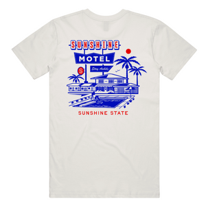 Vintage Sunshine Motel T-Shirt | Coastal Florida Graphic