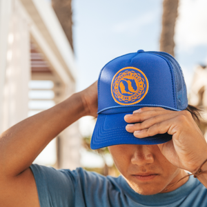 YIN YANG FLORIDA FOAM TRUCKER - ROYAL BLUE - Sunshine State®