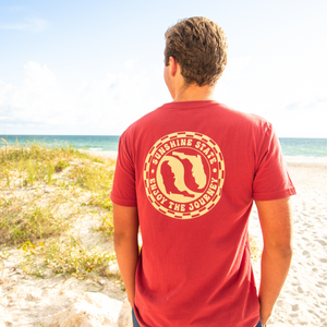 YIN YANG FLORIDA TEE - GARNET - Sunshine State®