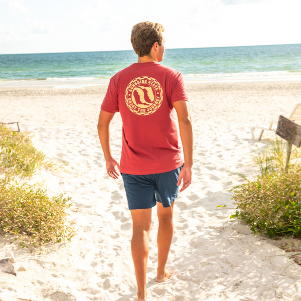 YIN YANG FLORIDA TEE - GARNET - Sunshine State®