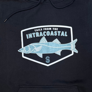 SNOOK UNISEX FLEECE HOODIE - NAVY - Sunshine State® Goods