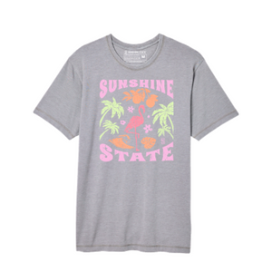 ALL THINGS FLORIDA YOUTH SHORT SLEEVE TEE - LIGHT GREY - Sunshine State® Goods