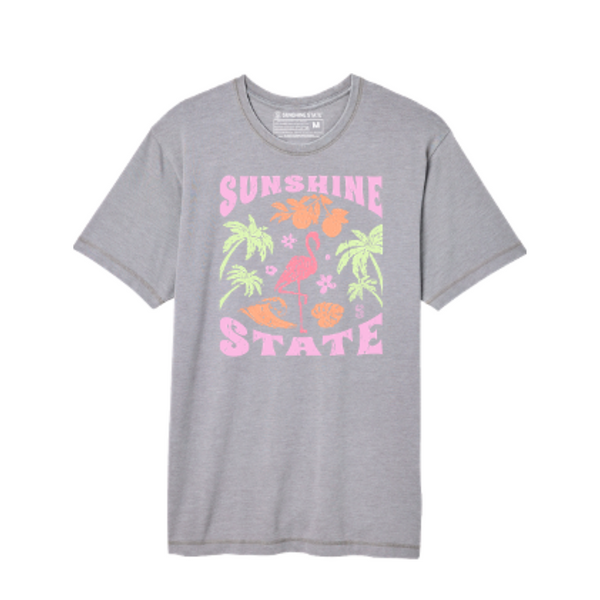 ALL THINGS FLORIDA YOUTH SHORT SLEEVE TEE - LIGHT GREY - Sunshine State® Goods