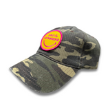 SMILE SUNSHINE UNSTRUCTURED HAT - CAMO