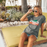 HOLIDAY ROAD RELAXED FIT TEE - DARK GREY - Sunshine State®