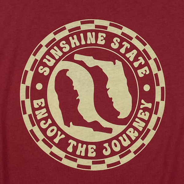 YIN YANG FLORIDA FLOWY TANK - GARNET - Sunshine State®