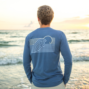 HORIZON LONG SLEEVE TEE - CAPTAINS BLUE - Sunshine State®