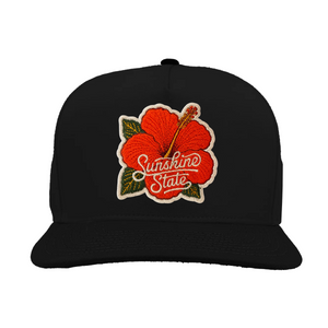 Black/Black Hibiscus