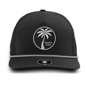 Black w/Chainlink Rope Coastal Palm