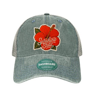 Blue Steel/Grey Hibiscus