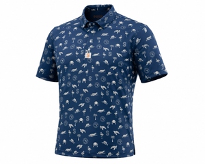 Blue Tide Polo Shirt | Coastal Explorer