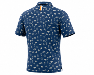 Blue Tide Polo Shirt | Coastal Explorer