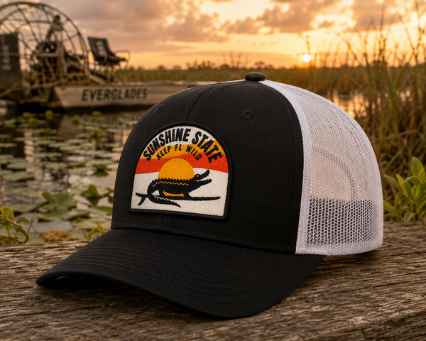 Surfing Gator Sunset Hat: Design It!