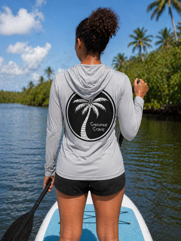 Coastal Palm Performance Hoodie