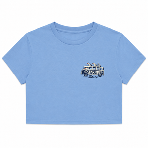 Seagull Road Trip Crop T-Shirt | Florida Graphic Tee