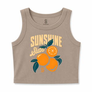 Citrus Coast Crop Tank | Florida Graphic Tank