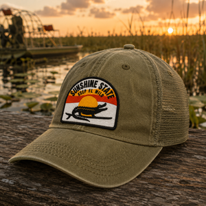 Surfing Gator Sunset Hat: Design It!