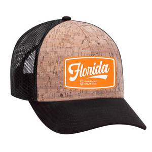 Cork/Black/6 Panel Orange Coastal