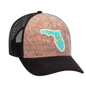Cork/Black/6 Panel Sunshine Swirls