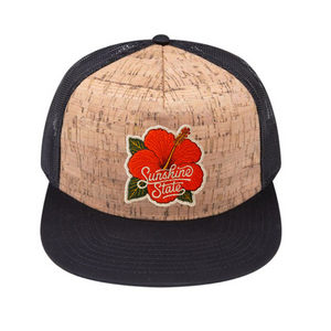 Cork/Black Hibiscus