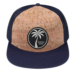 Cork/Blue Coastal Palm
