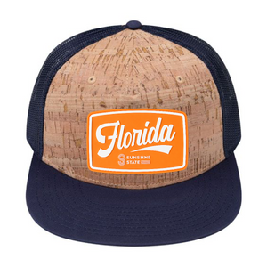 Cork/Blue Orange Coastal