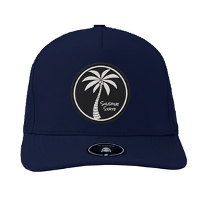 Dark Blue Coastal Palm