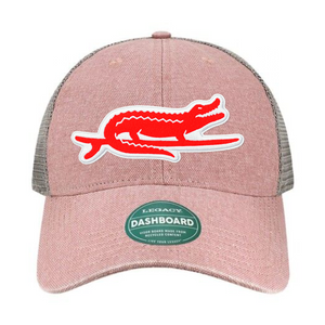 Dusty Rose/Grey Surfing Gator